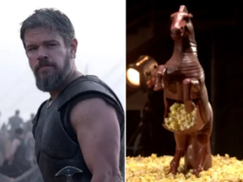 Odyssey Trojan Horse Popcorn Bucket Goes Viral Ahead of Film Release