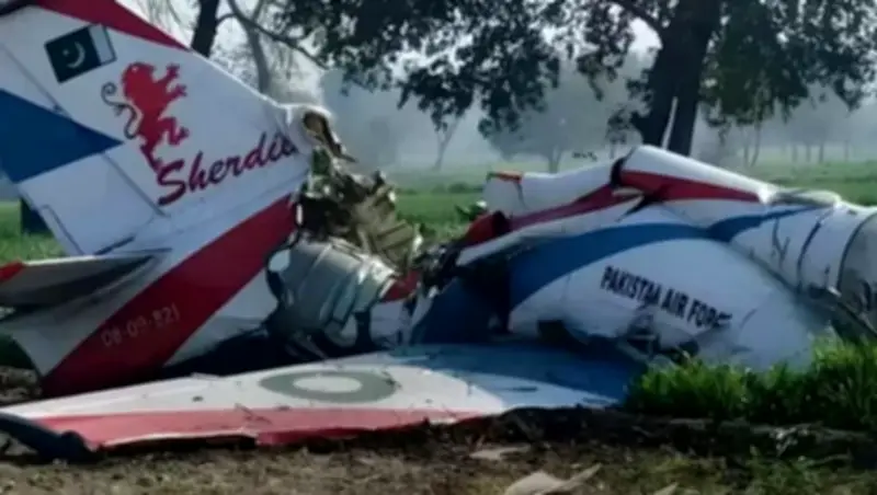 PAF Trainer Aircraft Crash Martyrs Two Pilots Near Mardan