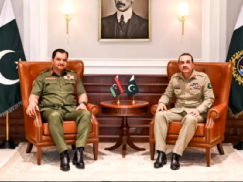 Pakistan Army Chief Discusses Defence Cooperation with Libyan Deputy Military Chief