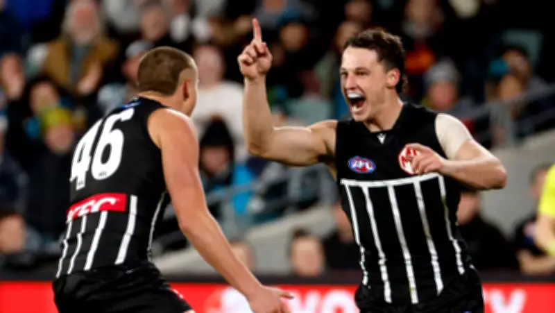 Port Adelaide Stuns Adelaide in AFL Showdown Upset with 26-Point Victory