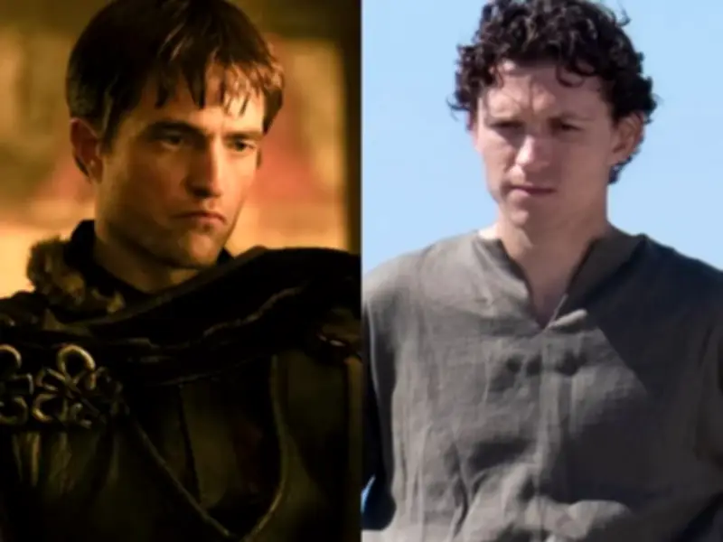 Robert Pattinson Teases Tom Holland Over Sword Skills on The Odyssey Set
