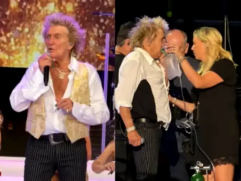 Rod Stewart Faints Onstage, Given Oxygen at Utah Concert