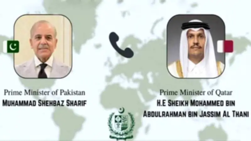Shehbaz, Qatari PM Discuss Regional Peace, Bilateral Ties