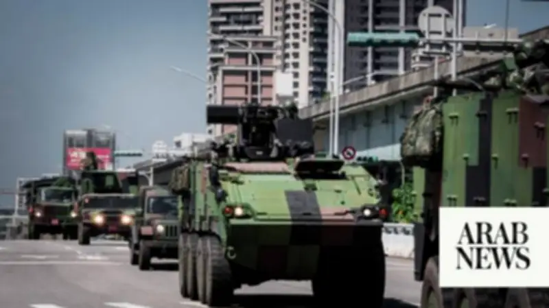 Taiwan begins 5-day military drill with tanks patrolling streets amid China pressure