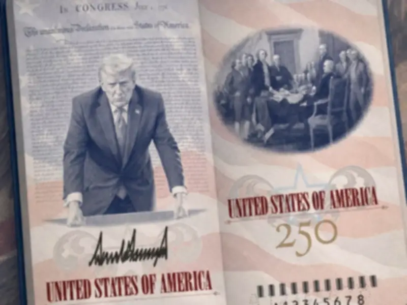 Trump Unveils New US Passport with His Likeness for 250th Anniversary