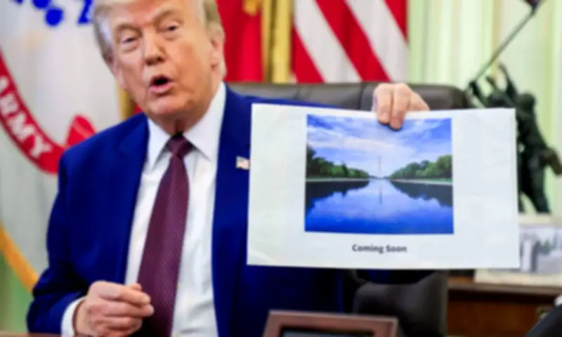 Trump's Reflecting Pool Saga: A Symbol of Shallow Authoritarianism