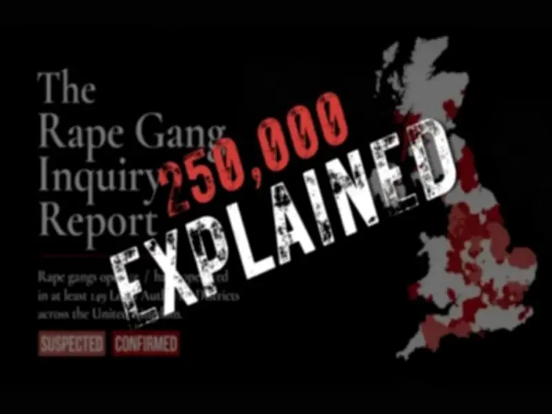 UK Grooming Gang Victim Count: 250,000 Claim Unverified
