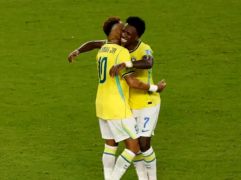 Vinicius Junior Scores Twice as Brazil Beat Scotland 3-0 in World Cup
