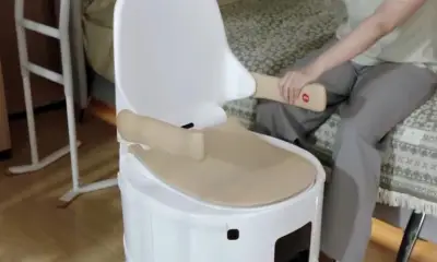 Chinese Company Unveils Robotic Self-Driving Toilet That Comes to You