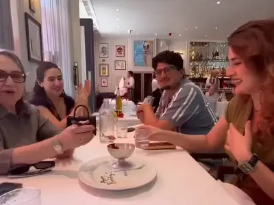 Kubra Khan Shares Dessert Moment with Sharmila Tagore and Sara Ali Khan