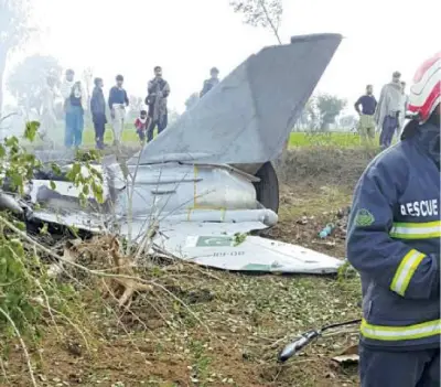 PAF Trainer Crash Near Mardan Martyrs Two Pilots