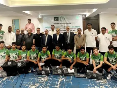 Pakistan U16 Volleyball Team Rewarded for Historic Asian Gold