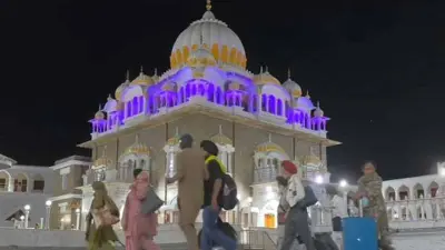 Sikh Pilgrims Continue Religious Ceremonies at Gurdwara Panja Sahib in Pakistan