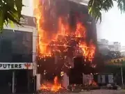 14 Killed in Lucknow Building Fire at Library and Coaching Centre