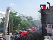 15 killed in fire at animation training centre in Lucknow, India