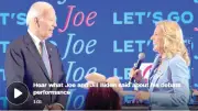 Jill Biden admits she feared Joe Biden had stroke during debate
