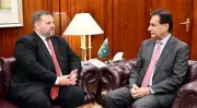 Romanian Ambassador Calls on NA Speaker, Presents Choral Version of Pakistan's National Anthem