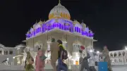 Sikh Pilgrims Perform Religious Rituals at Gurdwara Panja Sahib in Pakistan