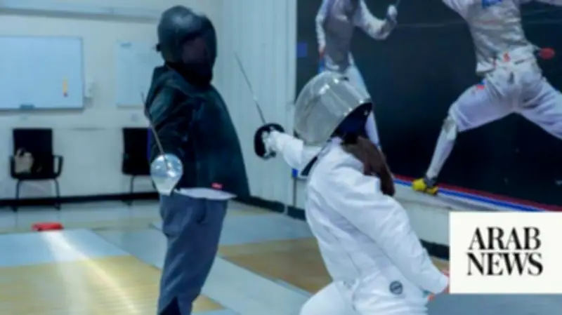 9-year-old Saudi fencer Ghasaq Alqahtani dreams of Olympic saber gold
