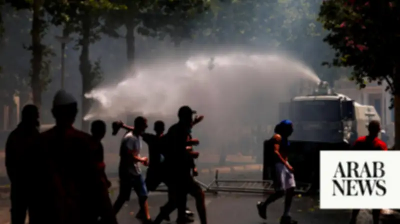 Albania Police Fire Water Cannon as Protests Over Trump-Linked Resort Escalate