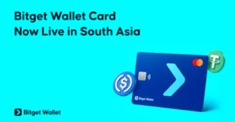 Bitget Wallet Card Launches First in South Asia for Crypto Payments