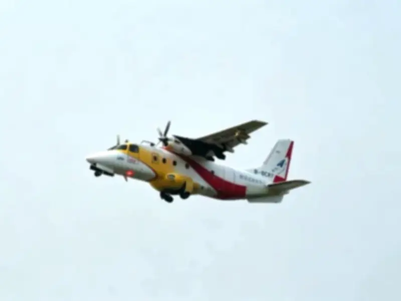 China's first fixed-wing atmospheric survey aircraft Y-12F completes maiden flight