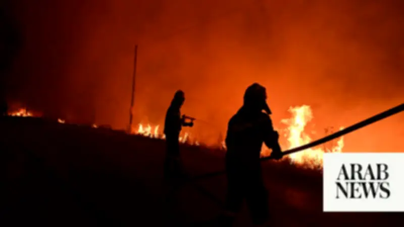 Greece Wildfire Near Thessaloniki Forces Evacuations, Man Arrested
