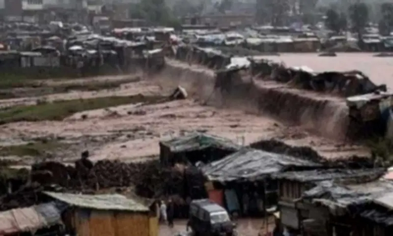 Heavy Rain, Lightning, Flash Floods Kill Two Children, Injure Dozens in KP