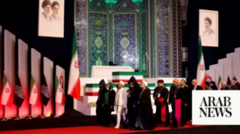 Iranian General Vahidi Emerges for Khamenei's Dayslong Funeral