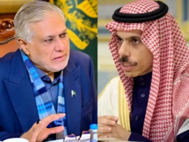 Ishaq Dar, Saudi FM discuss Doha mediation progress