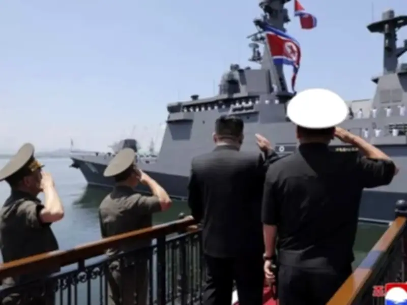 Kim Jong Un oversees tests of repaired destroyer Kang Kon