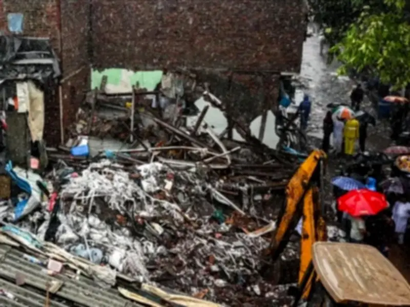 Mumbai Building Collapse Kills Six, Including Five Children Amid Monsoon Rains