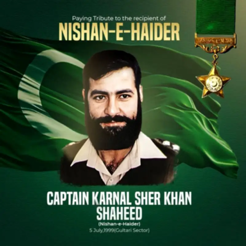 Pakistan Armed Forces Honour Captain Karnal Sher Khan on 27th Martyrdom Anniversary