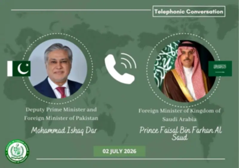 Pakistan, Saudi FMs Discuss Doha Talks Progress in Phone Call