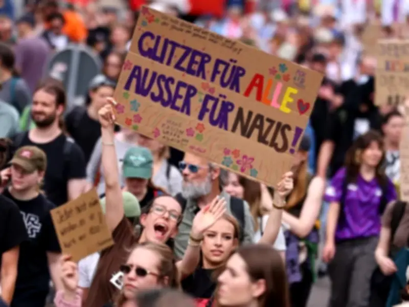 Thousands Protest AfD Conference in Erfurt, Party Re-elects Leaders