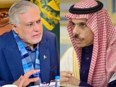 Ishaq Dar, Saudi FM discuss Doha mediation progress