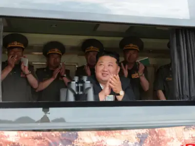 Kim Jong Un oversees strategic cruise missile test on new destroyer