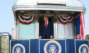 Trump's July 4th Celebration: Stage Accident, Fireworks Pollution, and Funding Controversy